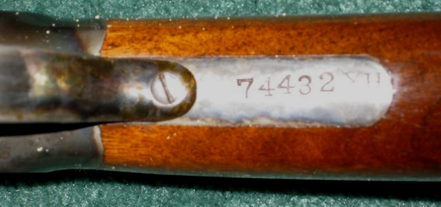 Number by shotgun identification serial 